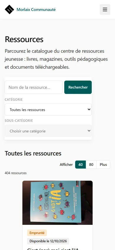 Moco ressource téléphone